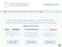 Tablet Screenshot of americanphysician.com